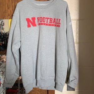 Vintage Nebraska Adidas Crewneck